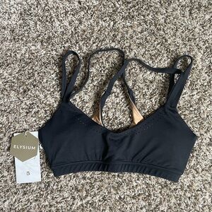 NWT Buffbunny limitless laser cut sports bra onyx black